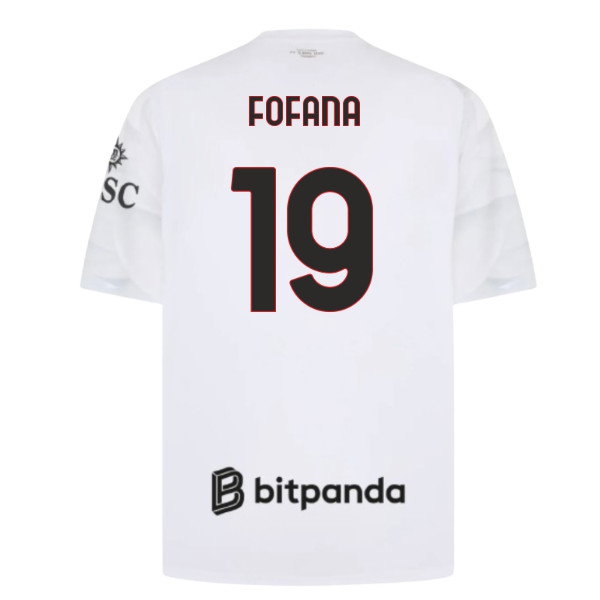 2026/27 AC Milan Shirt Away Kit (Fofana 19)